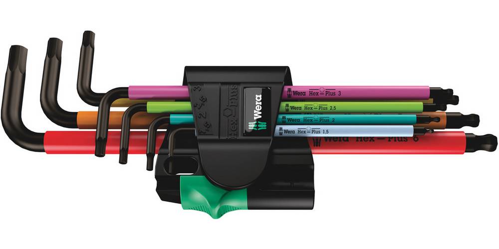 Hex key set 950/7 HP M1 Wera