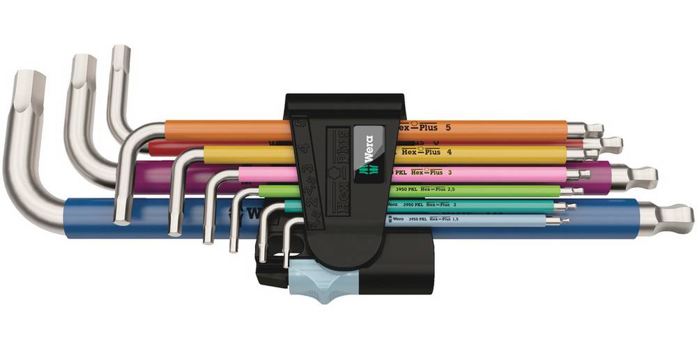 Hex key set 950/9 HP RF1 Wera