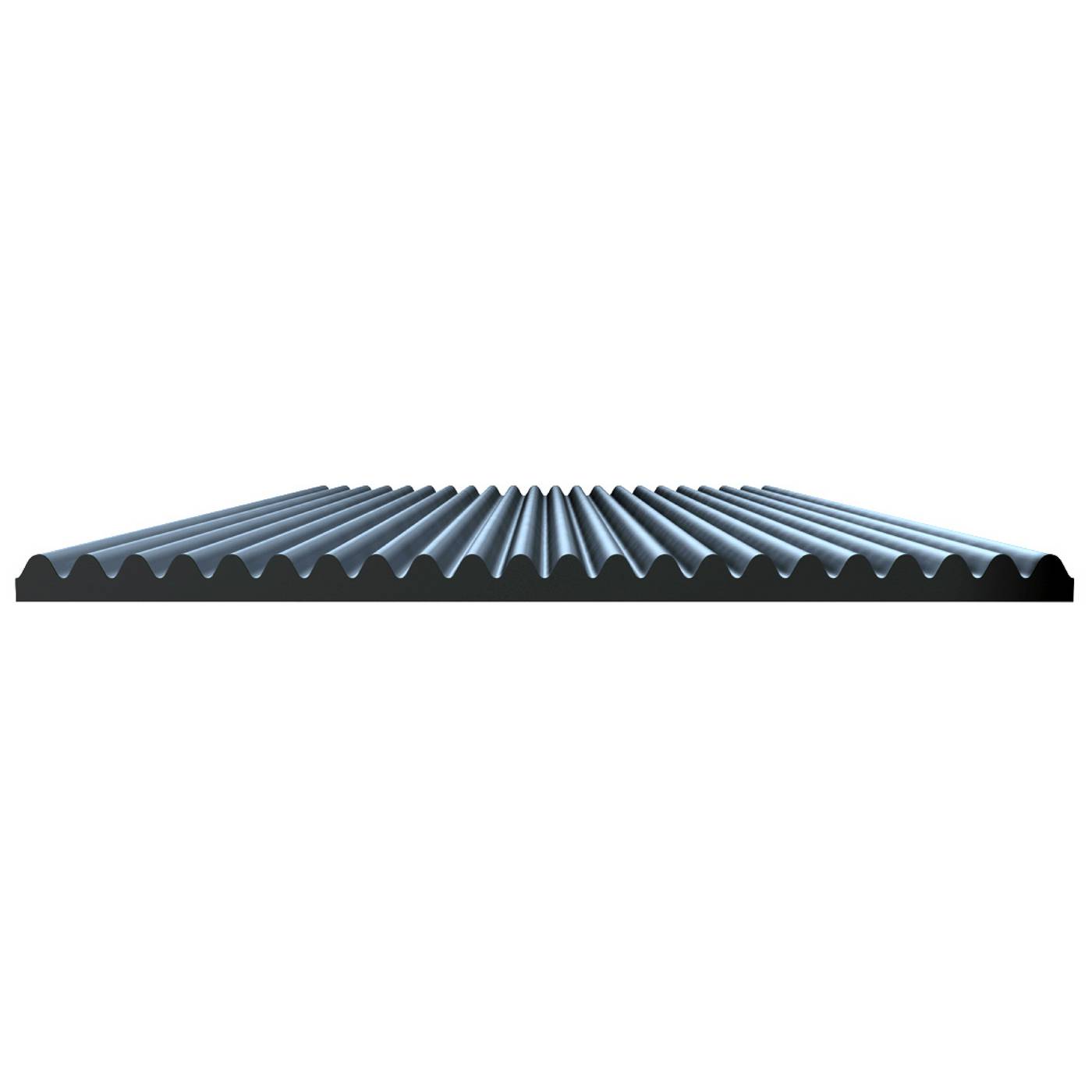 Rubber mat durable narrow ribbed