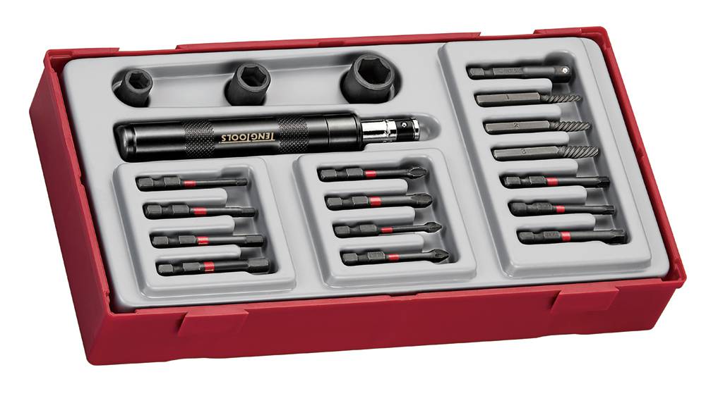 19 piece Impact screwdriver set Teng Tools TTID19