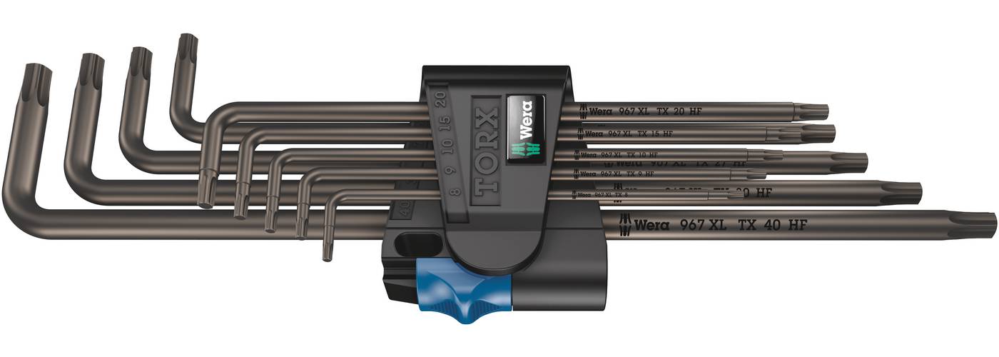 TX key set 967/9XL HF1 Black Wera