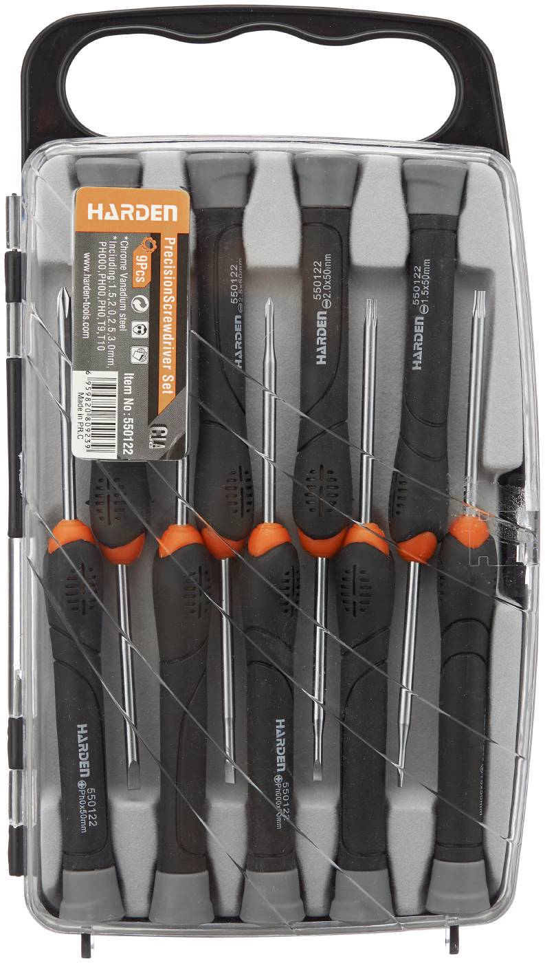 Mini screwdriver set 9 piece Harden