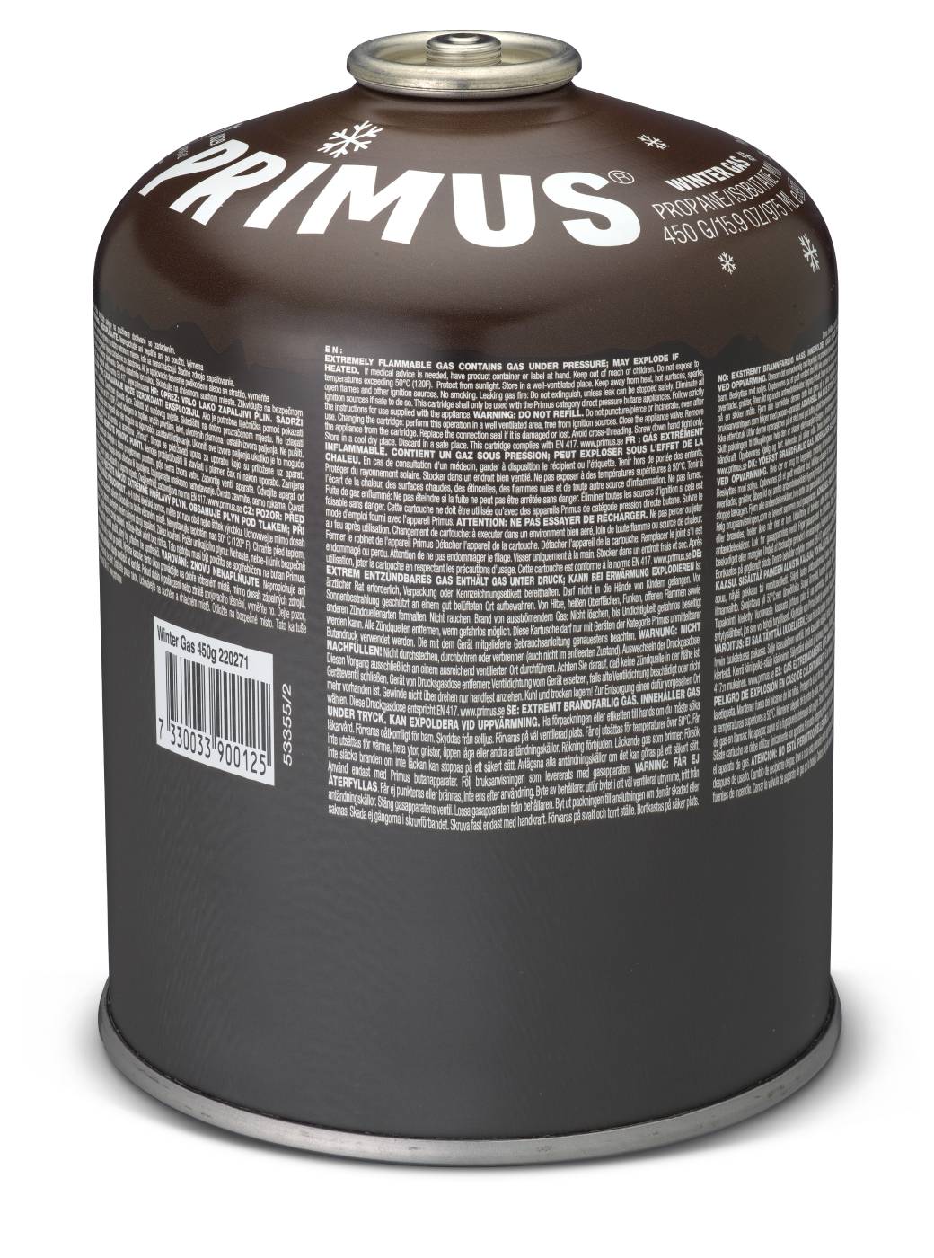 Nestekaasu Primus talvikaasu kertakäyttöpullo