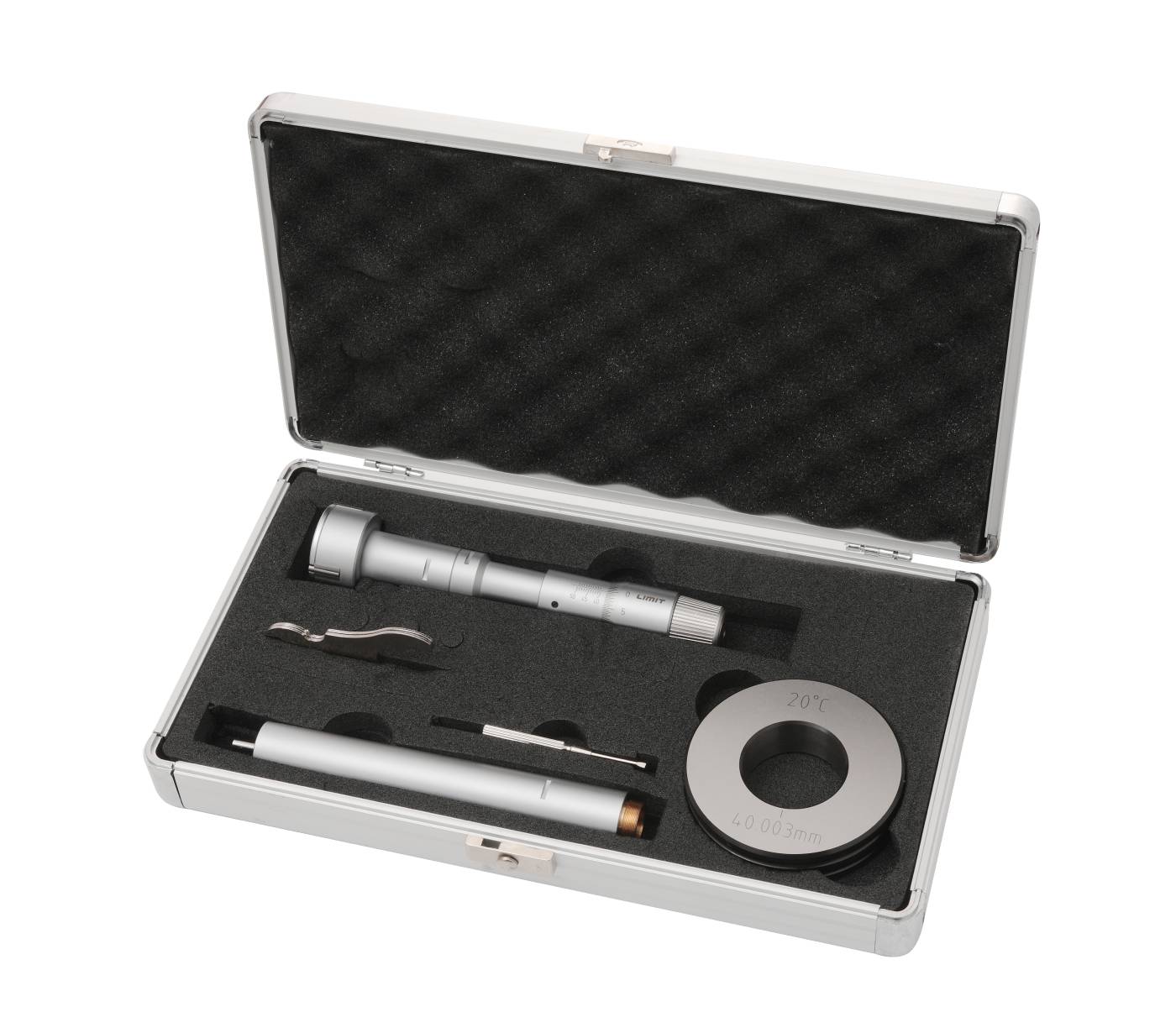 Trepunktsmikrometer Limit MPA 16 / 20 / 25 / 30 / 40 / 50 / 63 / 75 / 88 / 100 / Satser