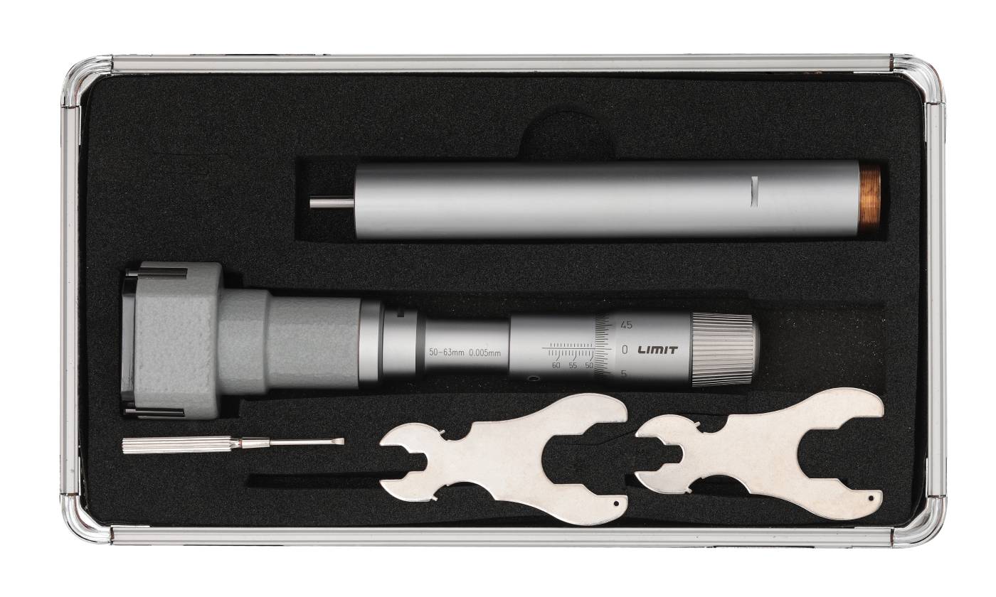 Trepunktsmikrometer Limit MPA 16 / 20 / 25 / 30 / 40 / 50 / 63 / 75 / 88 / 100 / Satser
