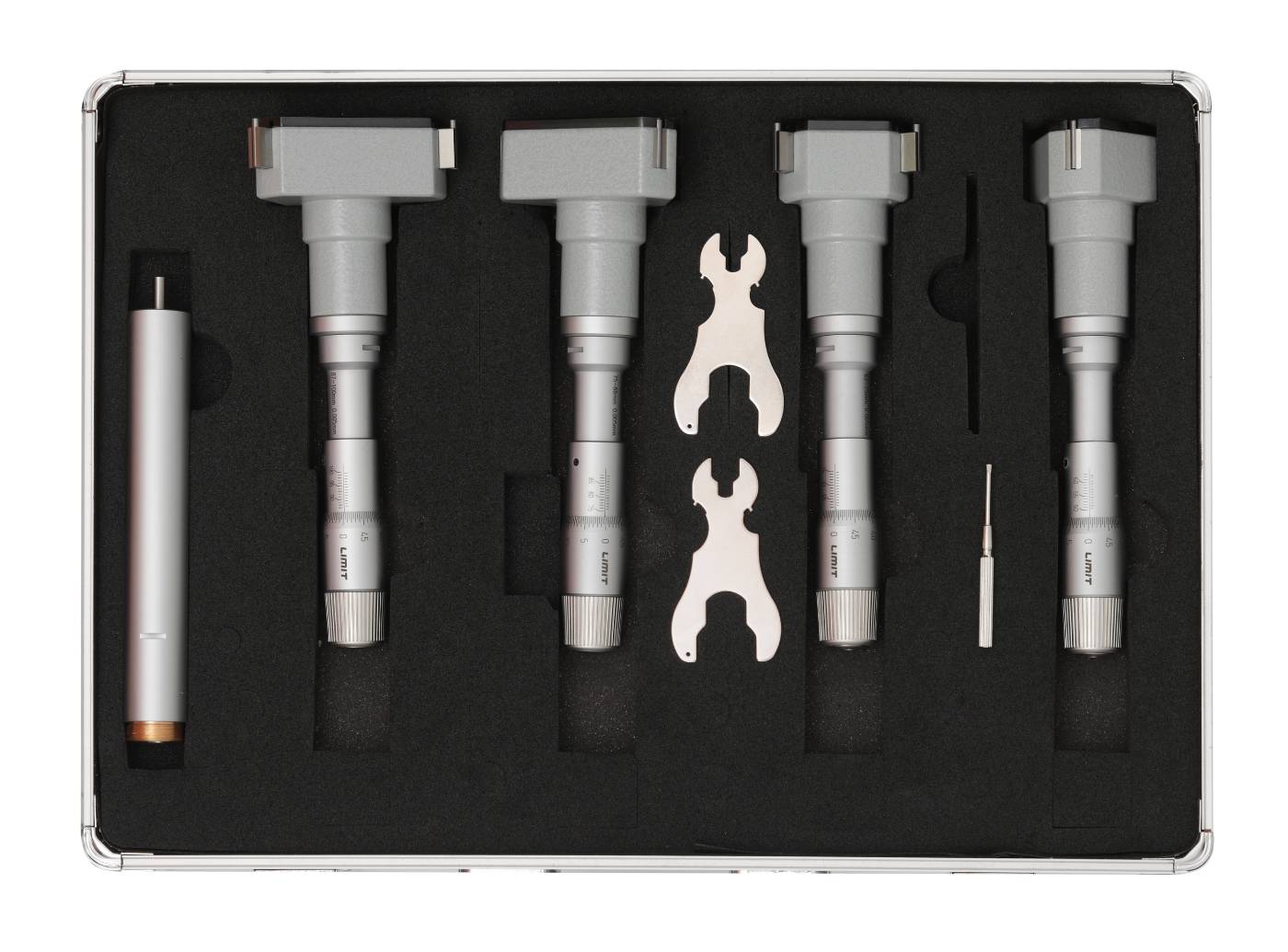 Trepunktsmikrometer Limit MPA 16 / 20 / 25 / 30 / 40 / 50 / 63 / 75 / 88 / 100 / Satser