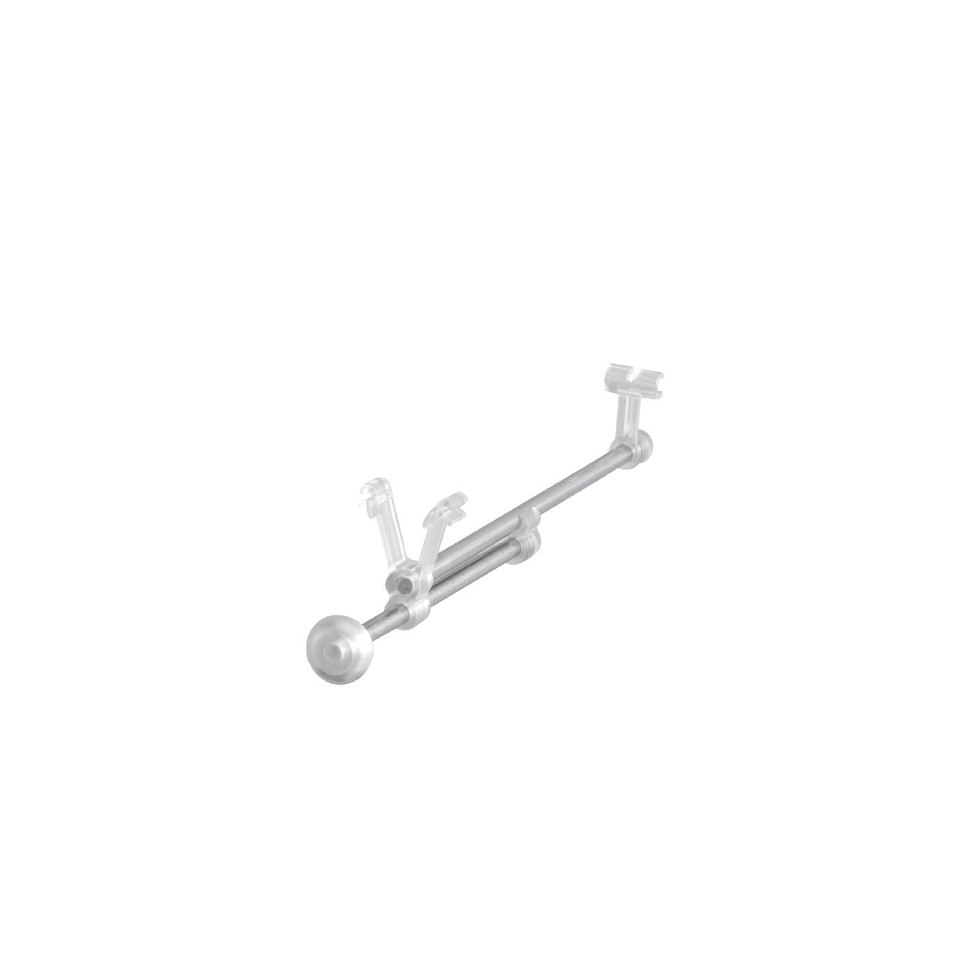 Clothes rail, extendable Elfa
