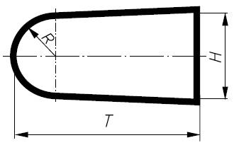 Abrasive cloth band Tapered