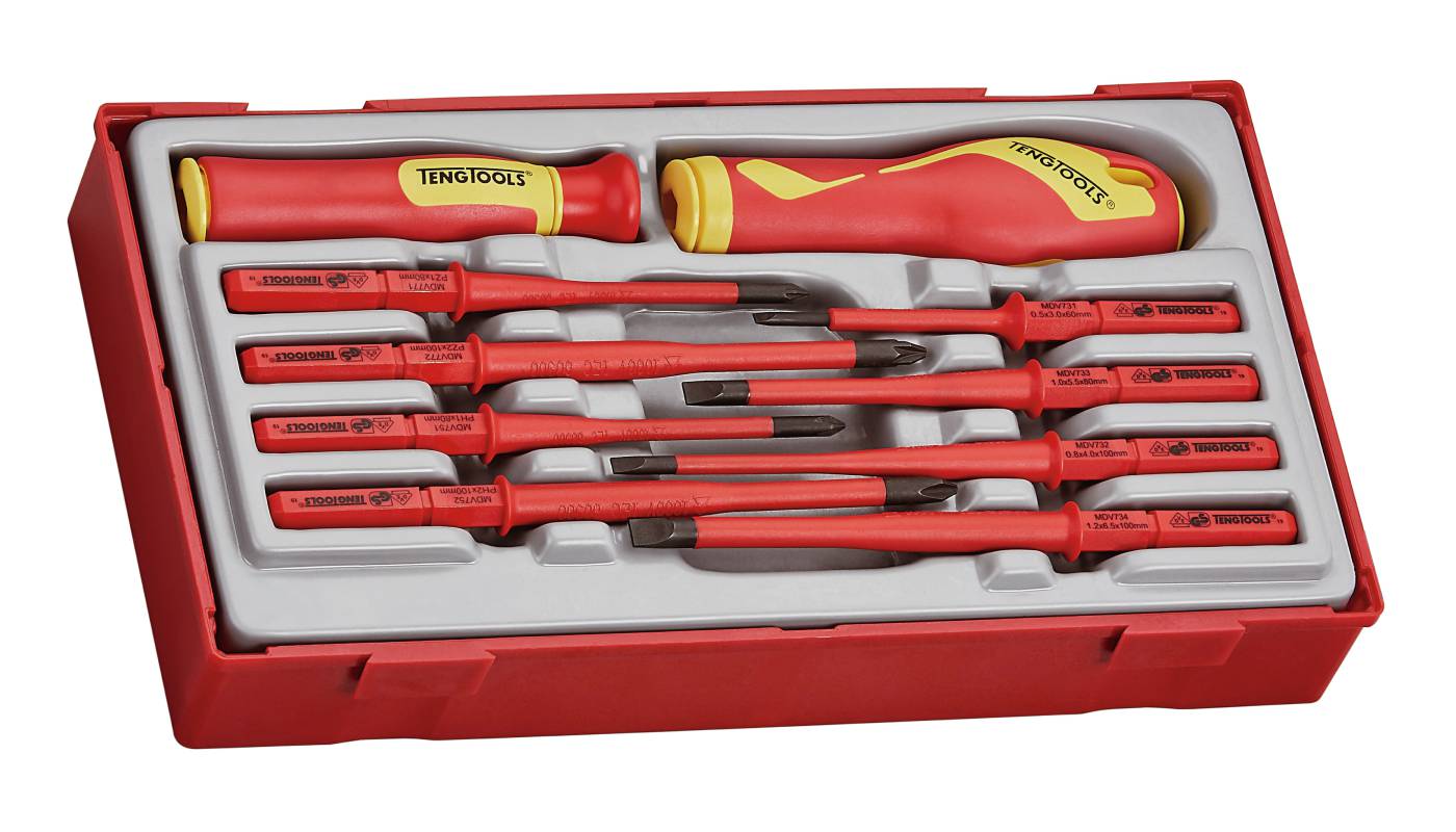 1000 voltin ruuvitalttasarja. Teng Tools TTV710N
