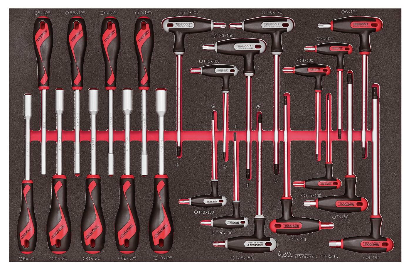23 piece Tool set Teng Tools TTEX23N