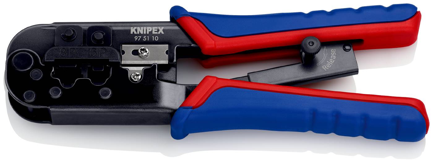 Crimping pliers for western plugs Knipex 97 51 10