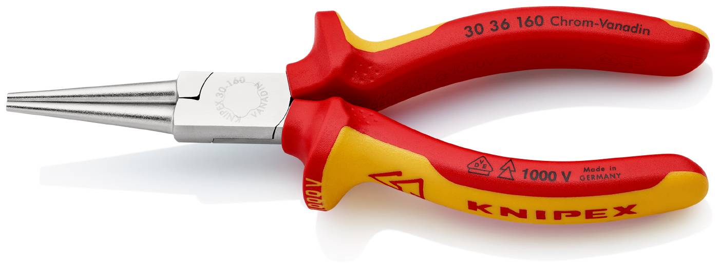 Flat nose pliers 1000-volt Knipex 30 16/30 36 160