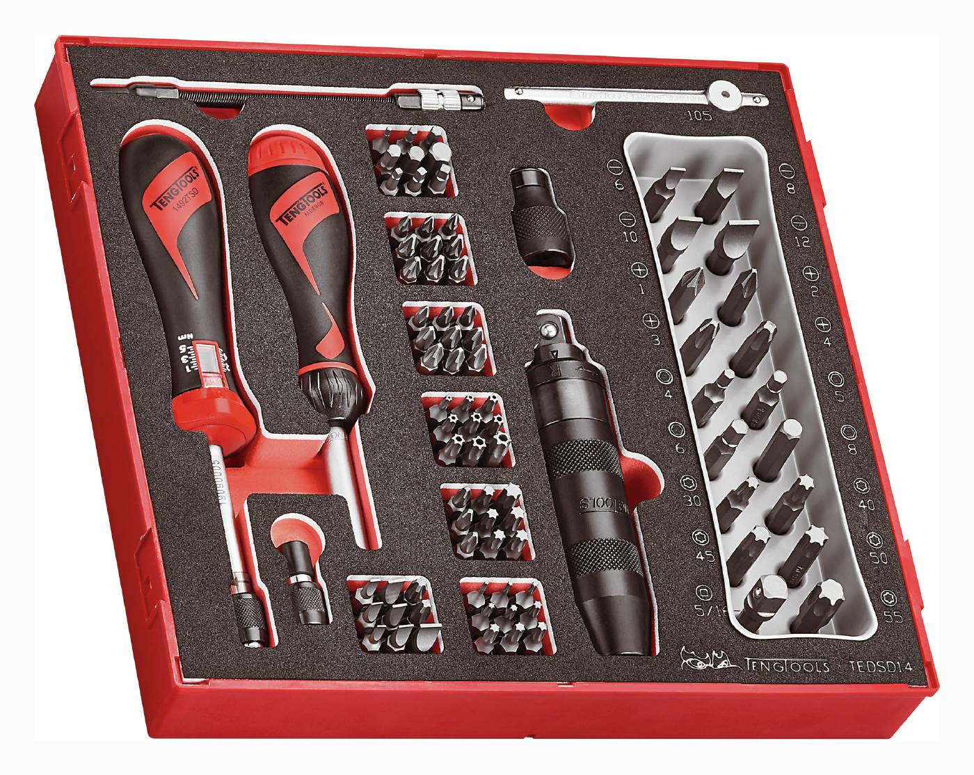 Torque screwdriver Teng Tools TEDSD14 1-5 Nm