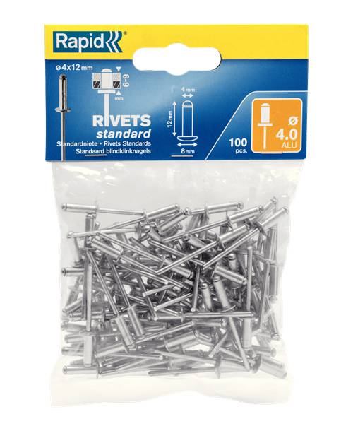 Standard rivets, aluminium Rapid