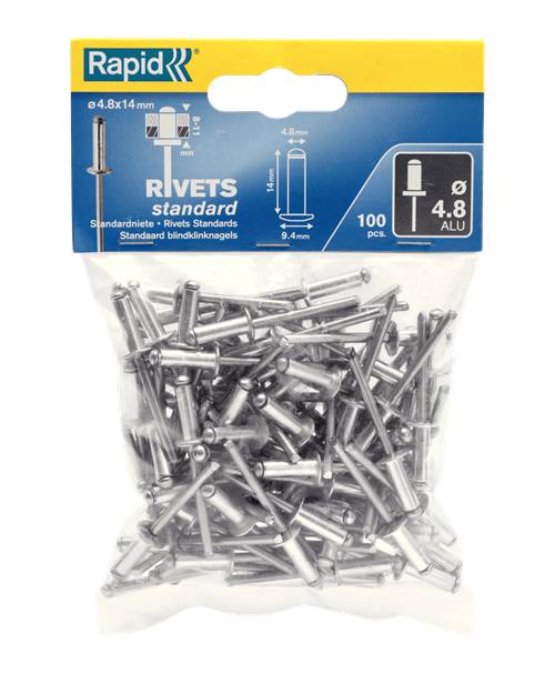 Standard rivets, aluminium Rapid