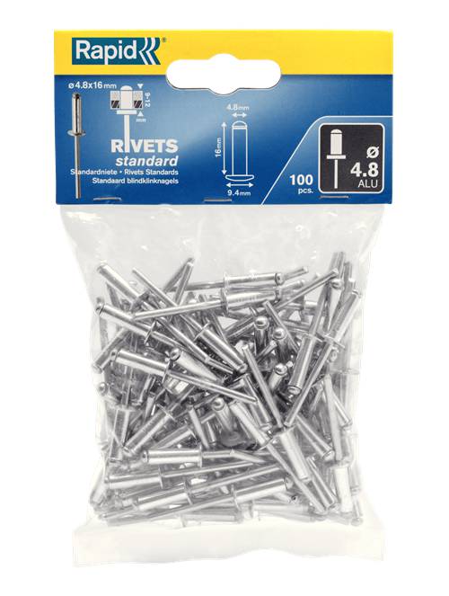 Standard rivets, aluminium Rapid