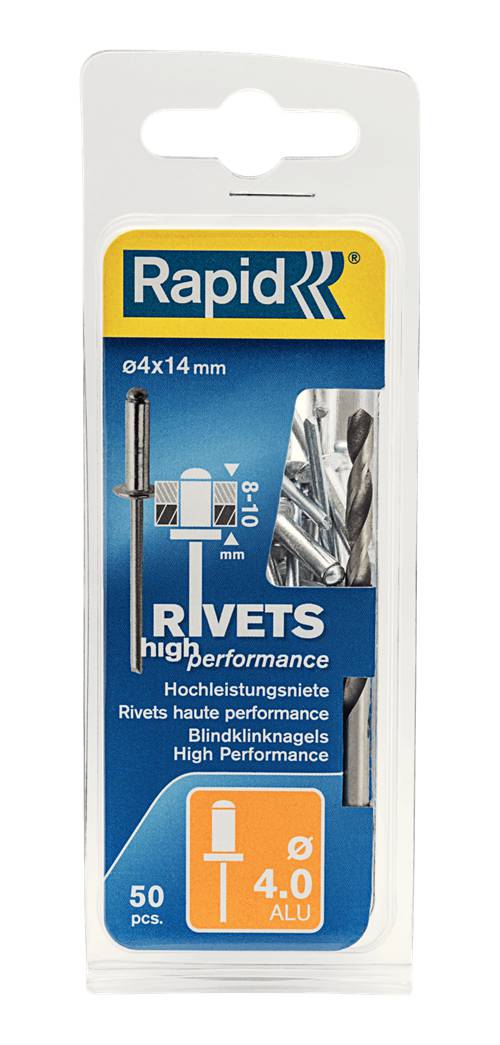Quality rivets, aluminium Rapid