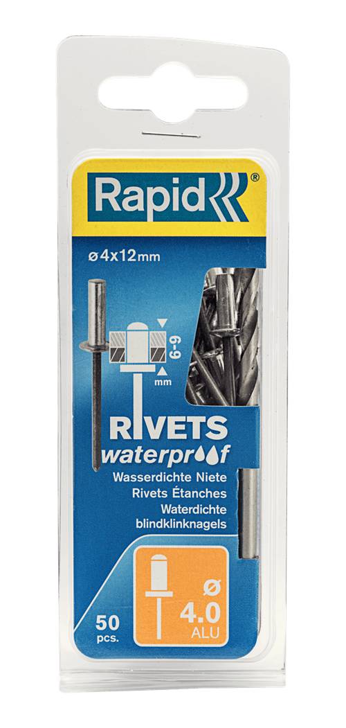 Waterproof rivets, aluminium Rapid