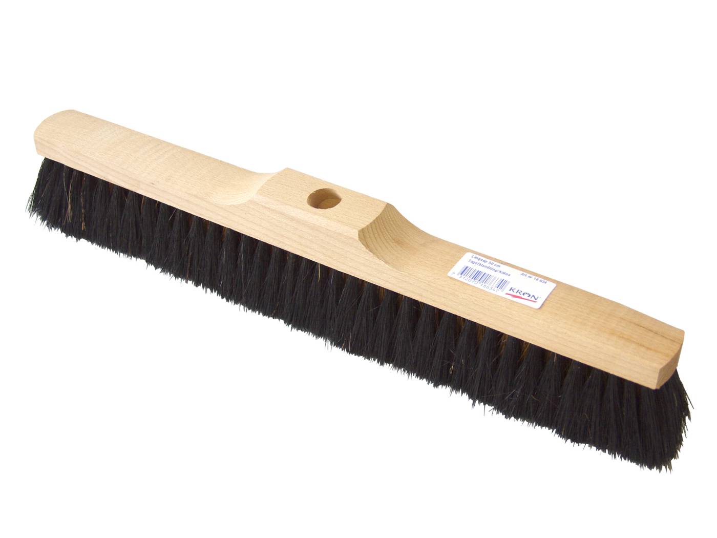Broom, hard fiber and wooden back KRON