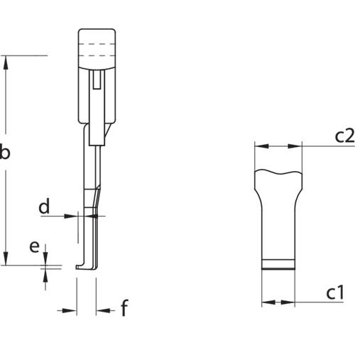 Spare claw for puller Gedore 1.06/1.07