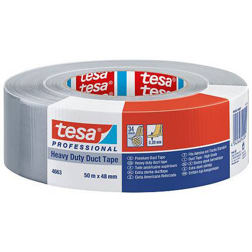 Silver tape - construction tape tesa 4663