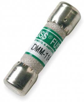 Fuse table for Flukes test instruments