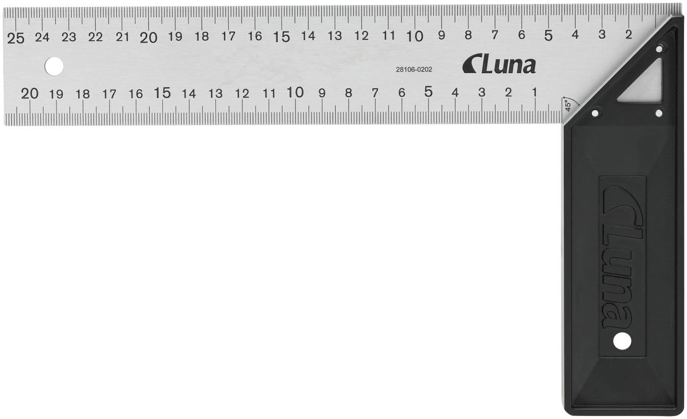 Suorakulma alumiini Luna