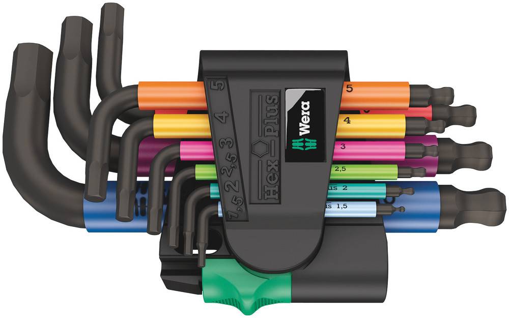 Hex key set 950/9 HP HF 1 Wera
