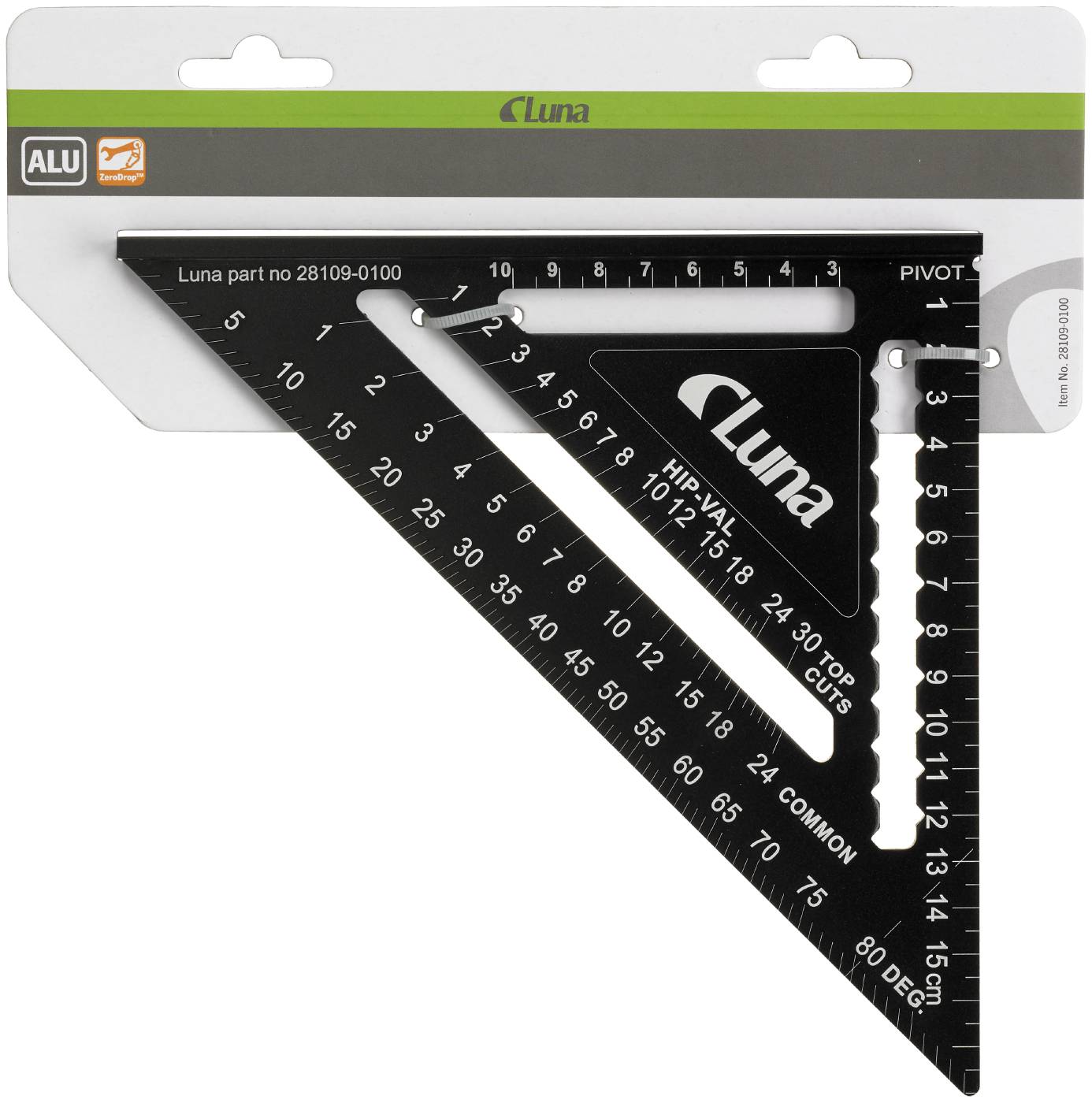 Speed square aluminium Luna
