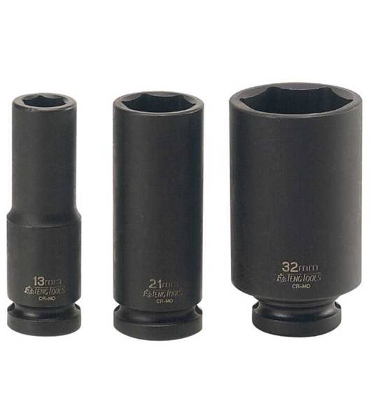 Impact socket. With 1/2" square drive. Teng Tools 920610-C / 920636-C