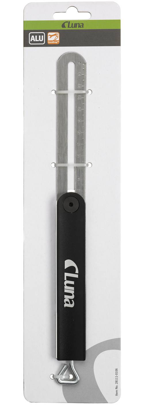 Bevel square aluminium Luna