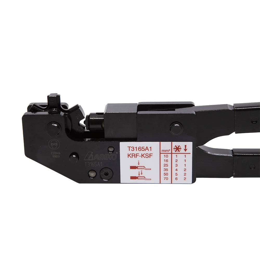 Crimping pliers for copper splices. Abiko T 3165 A