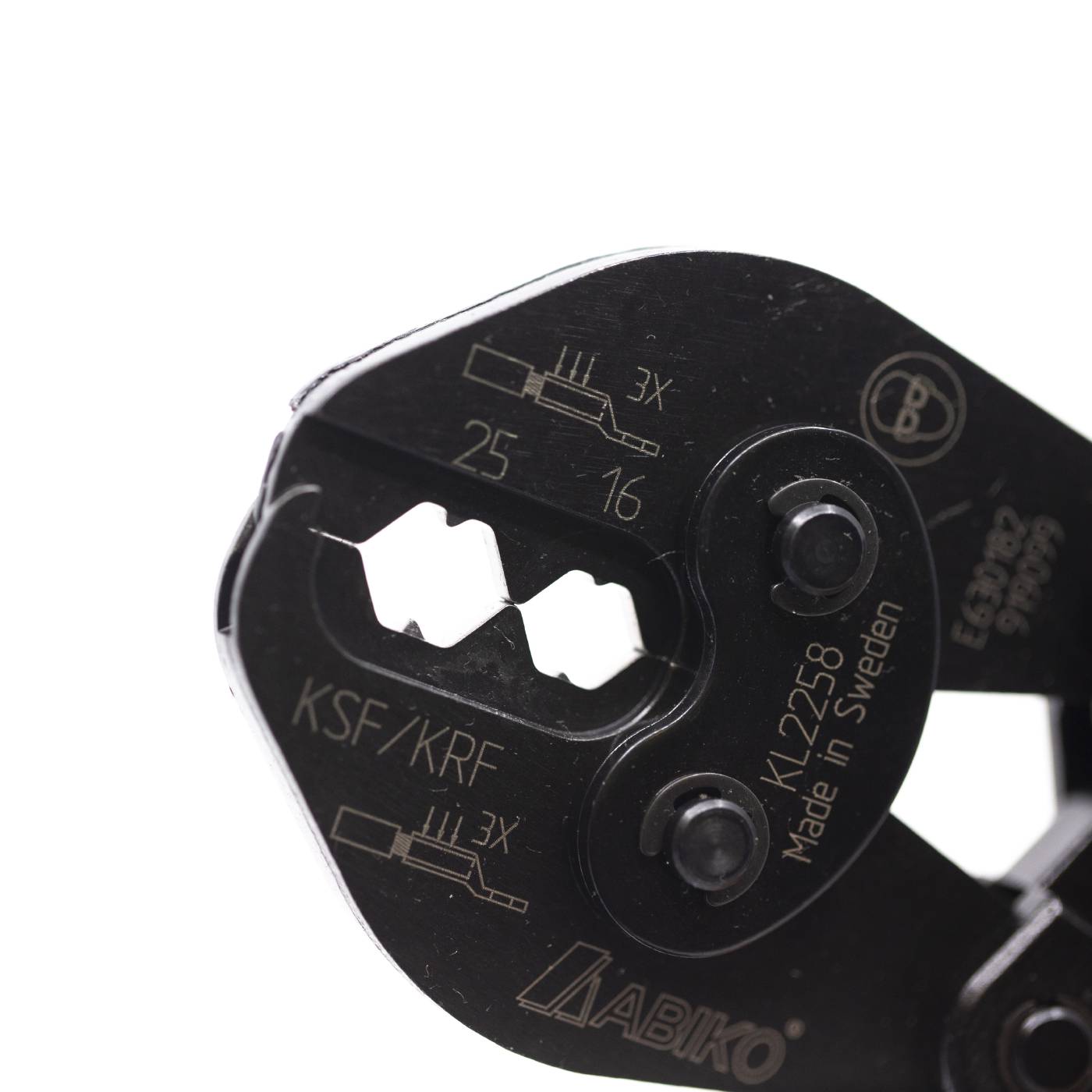 Cable lug pliers for copper connections. Abiko KL 2258