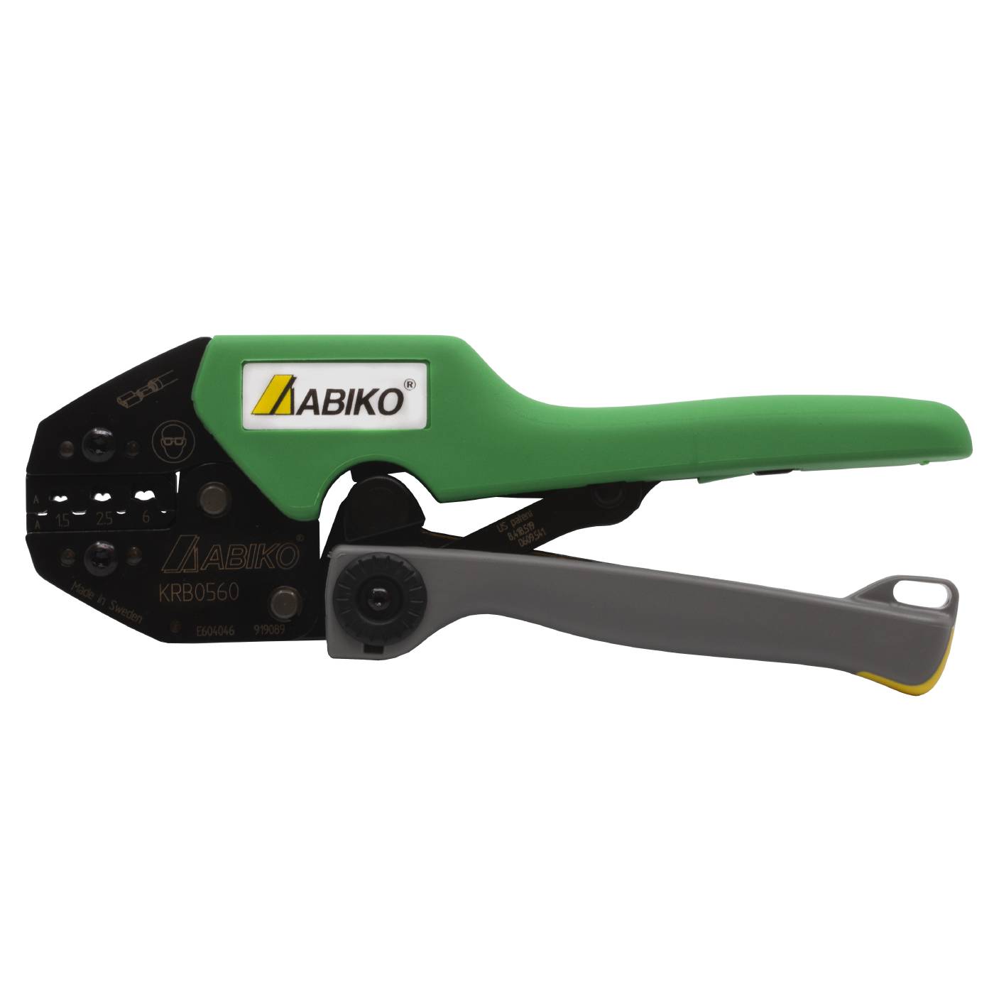 Crimping pliers for roll crimping Abiko KRB 0560