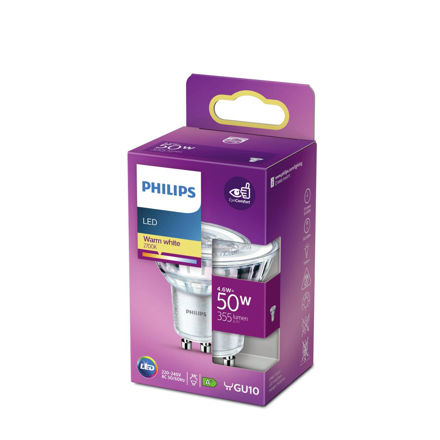LED-heijastinlamppu GU10 Philips