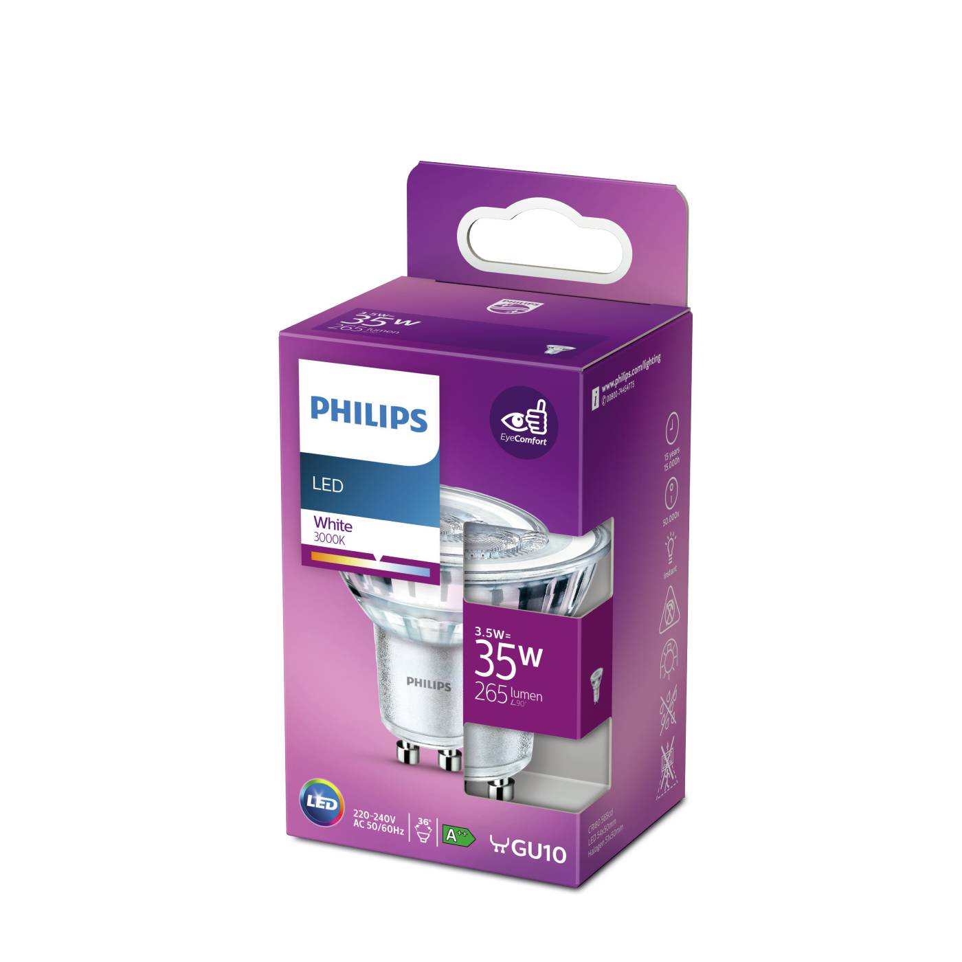 LED-heijastinlamppu GU10 Philips