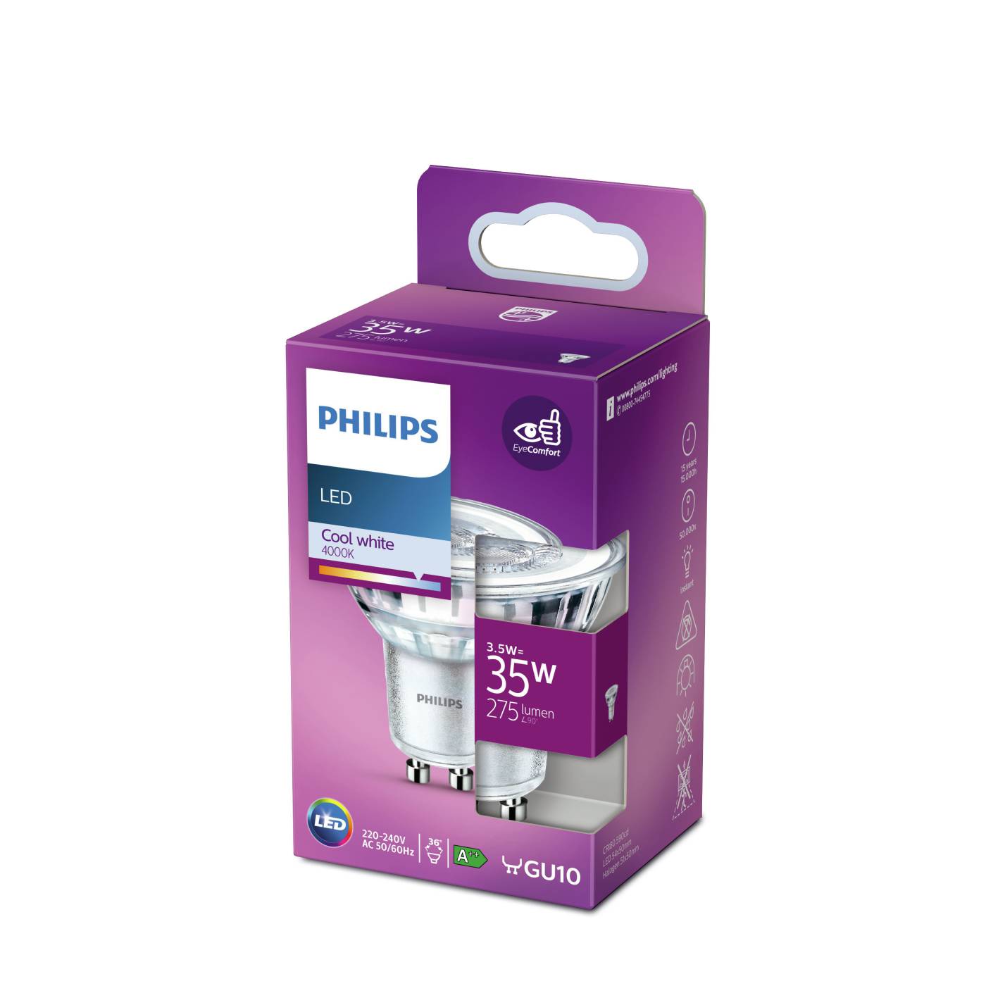 LED-heijastinlamppu GU10 Philips