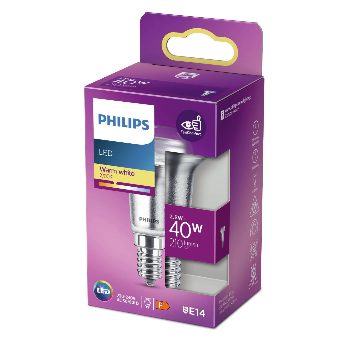 LED-lamppu Reflector R50 E14 Philips