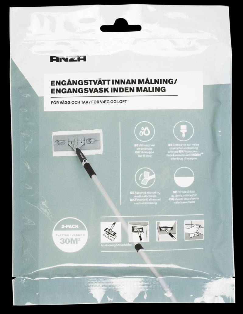 Engångstvätt för vägg och tak Anza