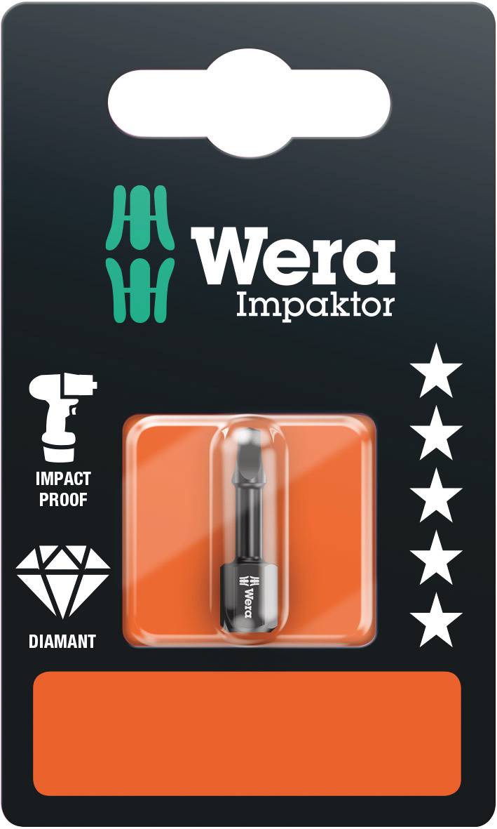 Bits til firkanthul Wera 868/1 Impaktor