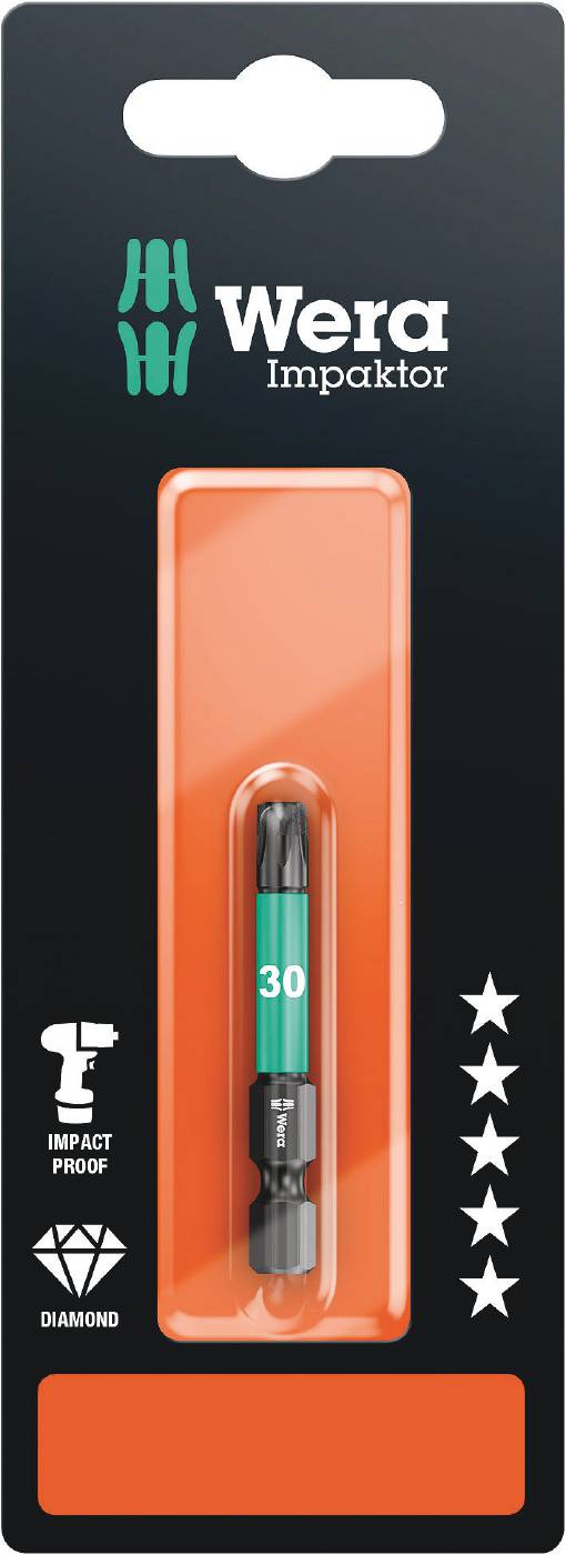 Ruuvauskärjet Torx-urille Wera Impaktor 867/4 IMP DC