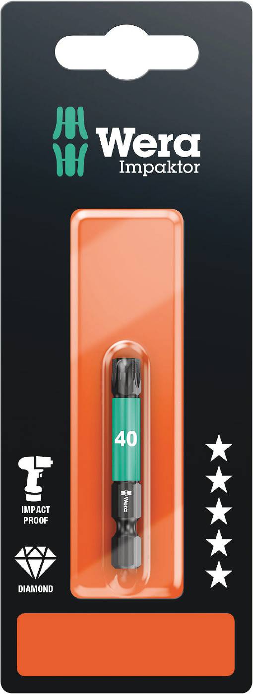Ruuvauskärjet Torx-urille Wera Impaktor 867/4 IMP DC