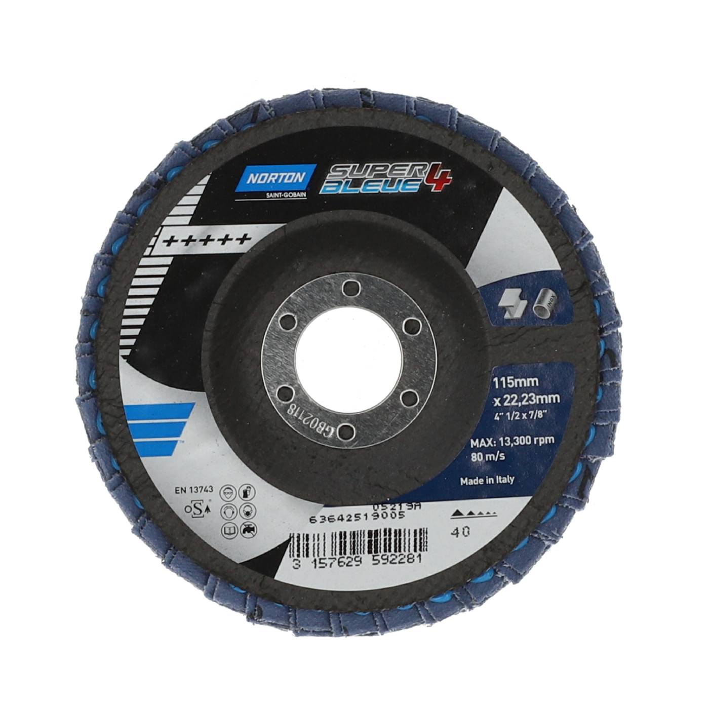 Flap disc Norton Super Bleue 4