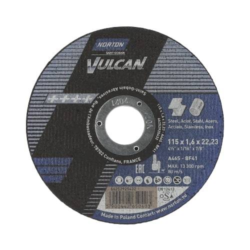 Cut-off wheel for angle grinder Norton VULCAN