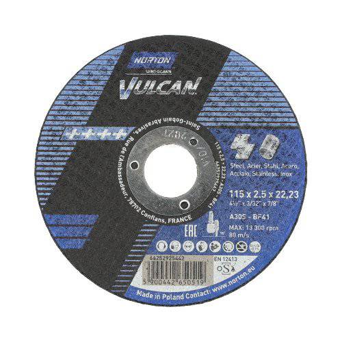 Cut-off wheel for angle grinder Norton VULCAN