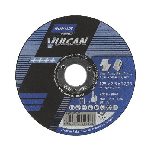 Cut-off wheel for angle grinder Norton VULCAN