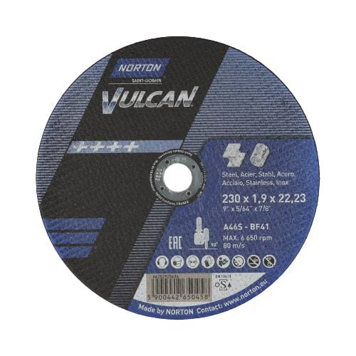 Cut-off wheel for angle grinder Norton VULCAN