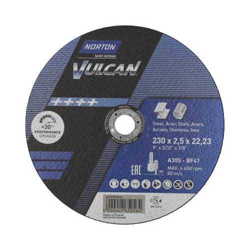 Cut-off wheel for angle grinder Norton VULCAN