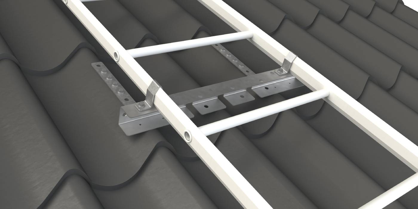 Accessories for roof ladders steel W.steps Ladders
