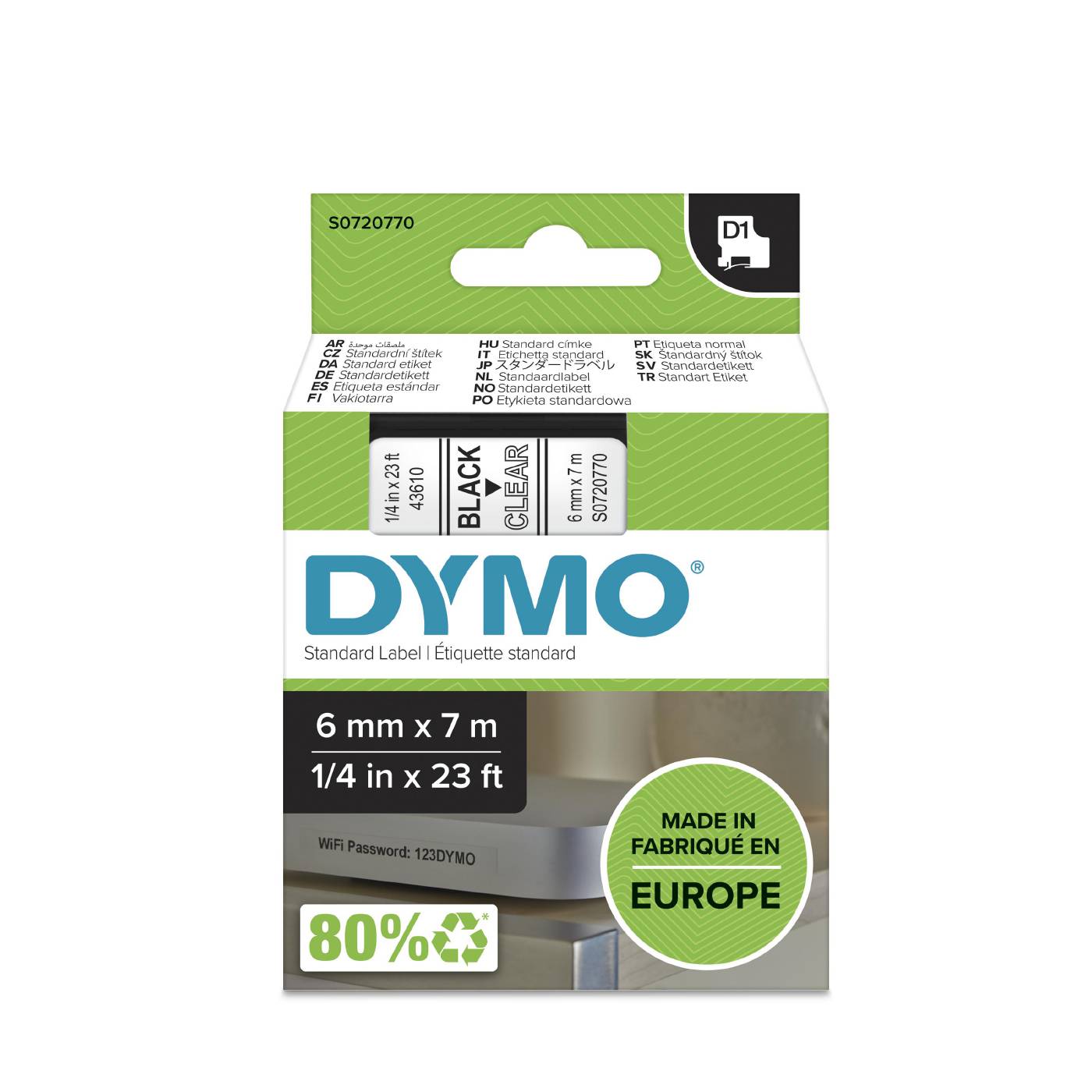 Industrial marking tape Dymo